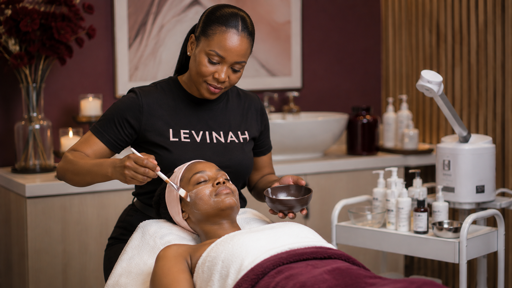 Beauty and facial treatment